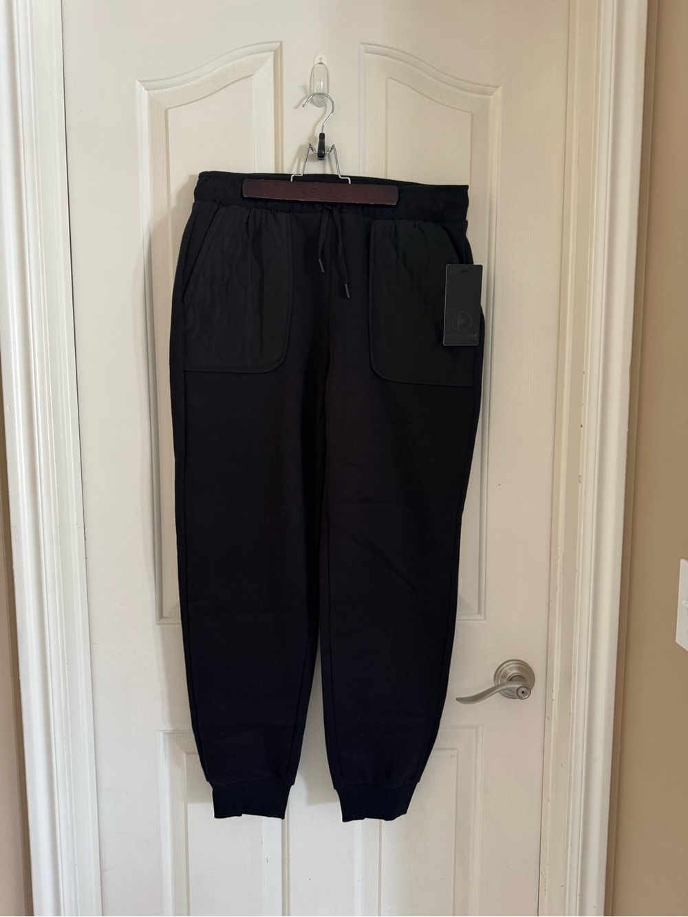 90 Degree By Reflex Women’s Black Joggers with Front Stitched Pockets